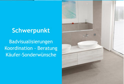 Schwerpunkt BadvisualisierungenKoordination - BeratungKäufer-Sonderwünsche